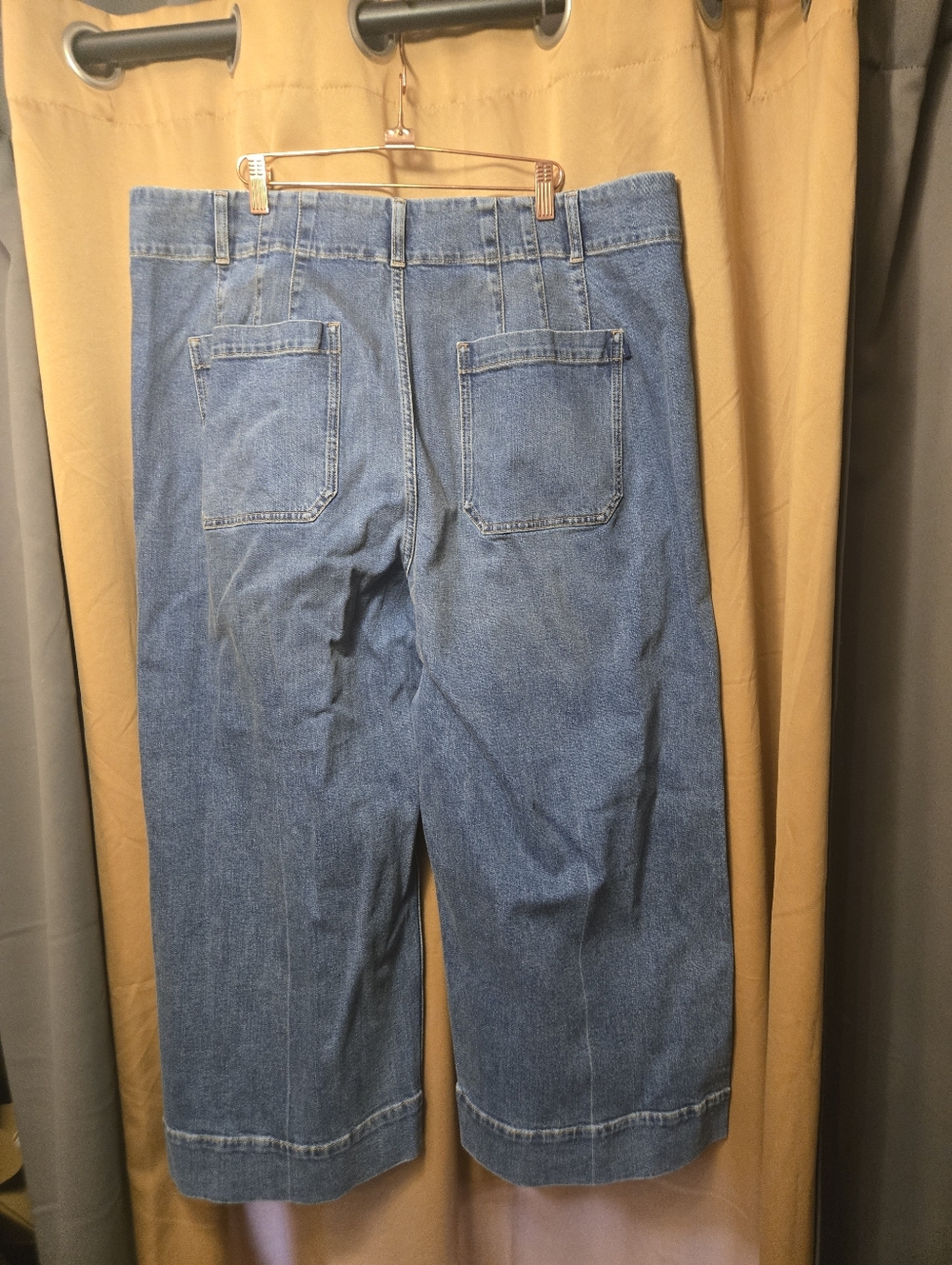 Anthropologie 20w Pilcro The Skipper Cropped Wide-Leg Jeans - Picture 4 of 5